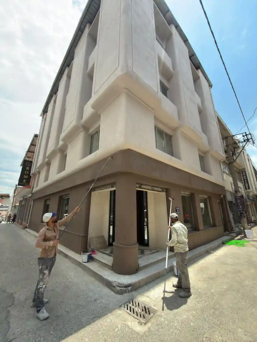 Alçı, boya, kaba ve ince sıva, cephe mantolama, çatı yalıtım, subasman temelleri işleri yapılır