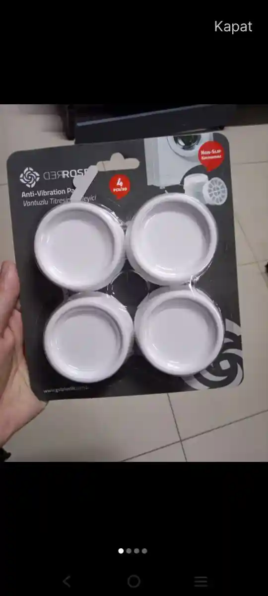 Titreşim önleyici mobilya ayak koruyucu seti
