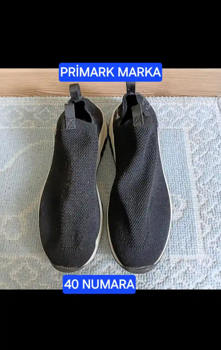Prımark siyah spor ayakkabı 40 numara