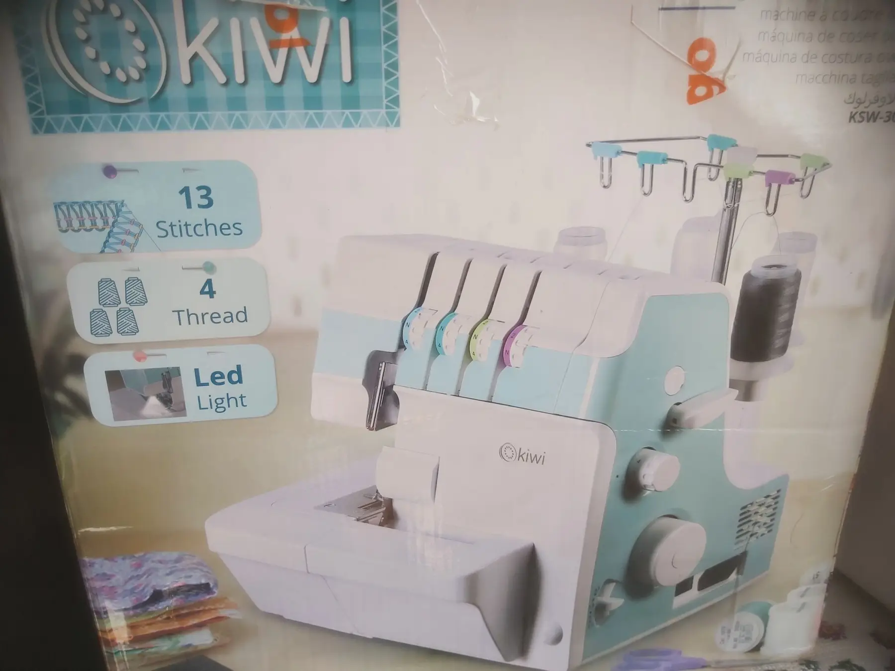 Kiwi overlok makinesi - 13 dikişli