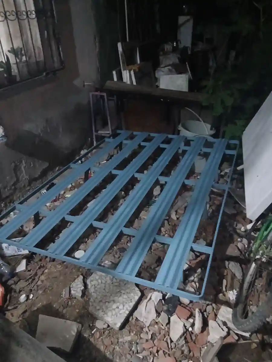 çift kişilik metal somya