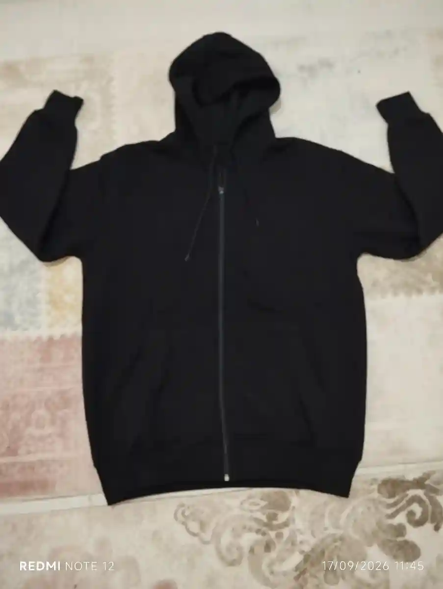 Xl xxl beden kapşonlu kışlık ceket içi polar kullanılmadı
