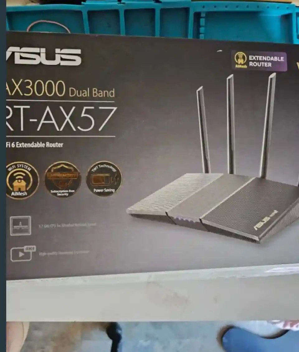 Asus rt-ax57 dual band wi-fi router ilan görseli