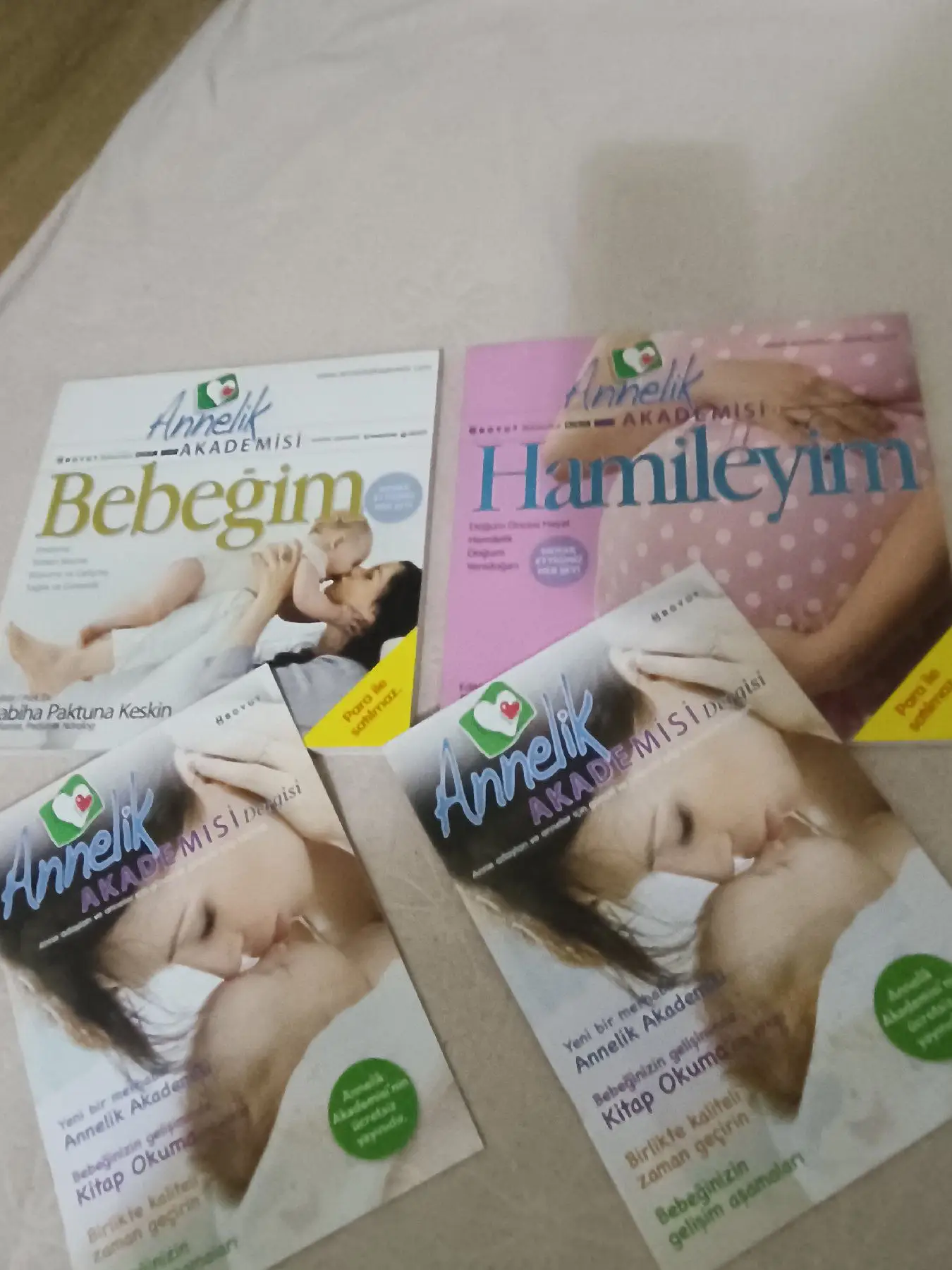 Bebek ve hamilelik kitapları seti ilan görseli