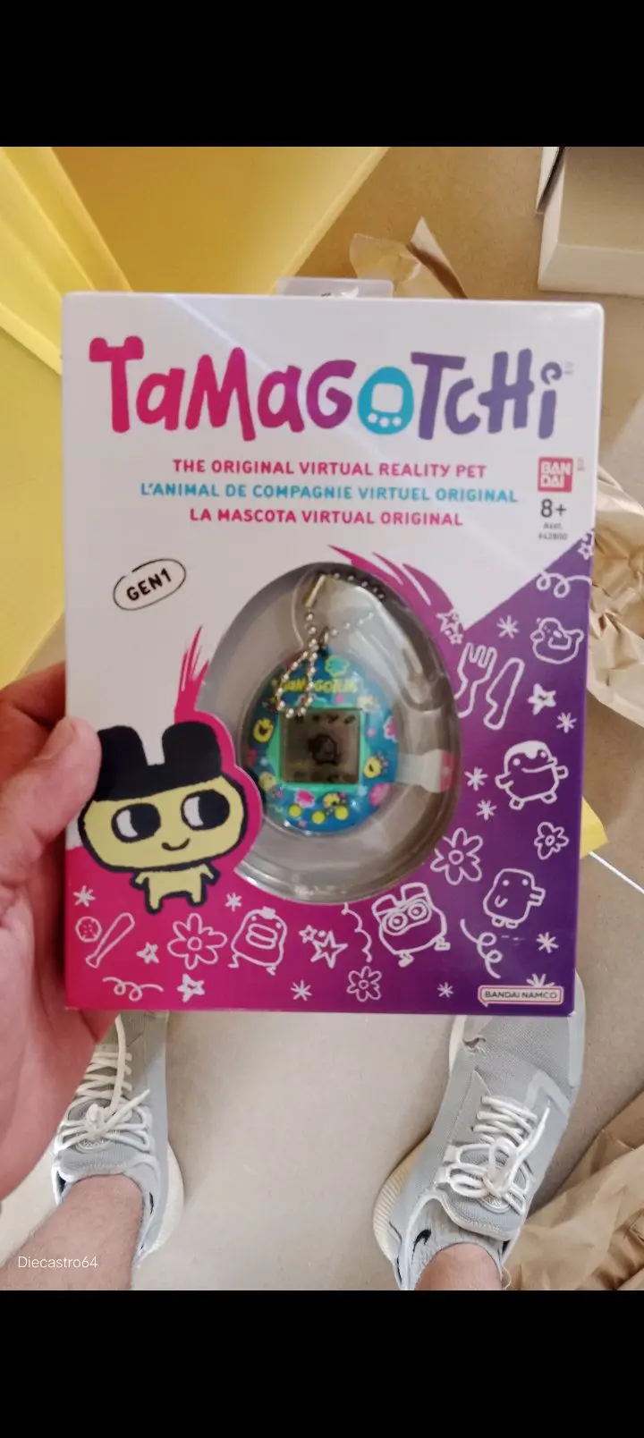 Renkli tamagotchi sanal evcil hayvan