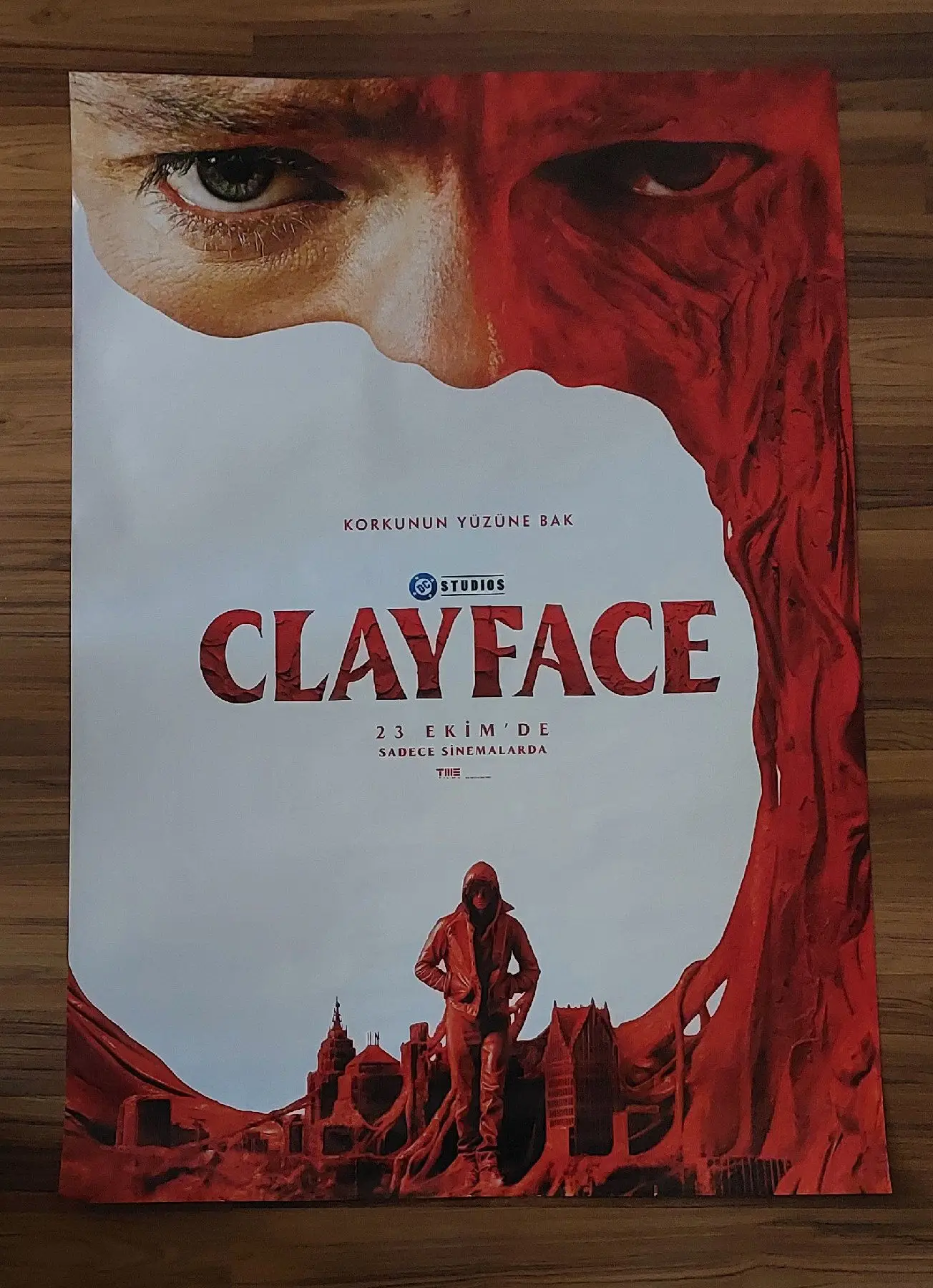 Clayface film afişi 70x100 orijinal rulo şeklinde yollanır