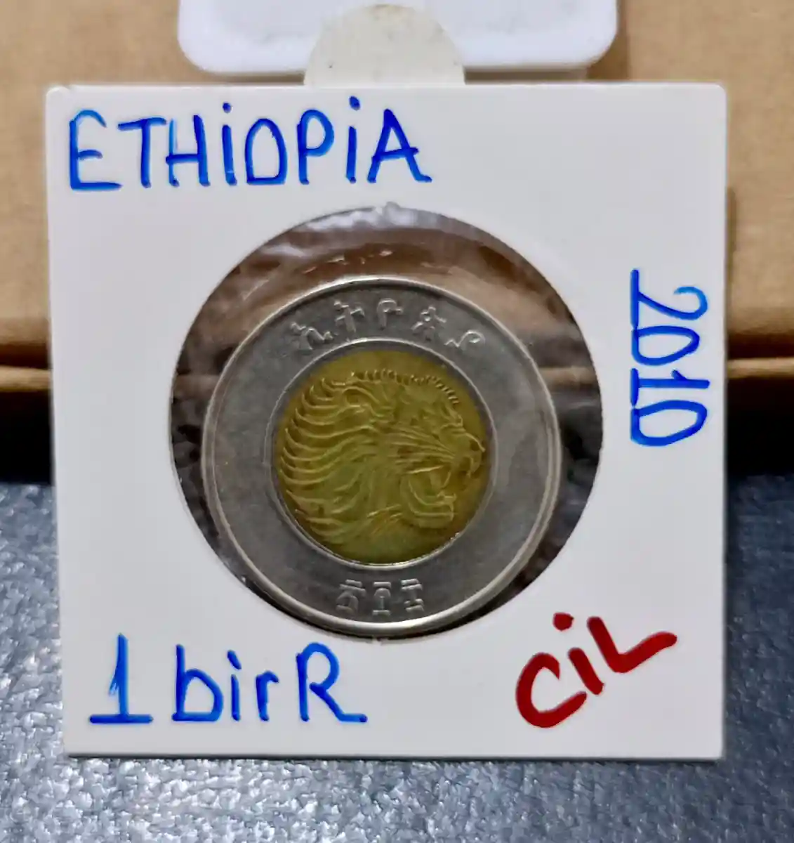 Etnik ethiopia 1 birr para
