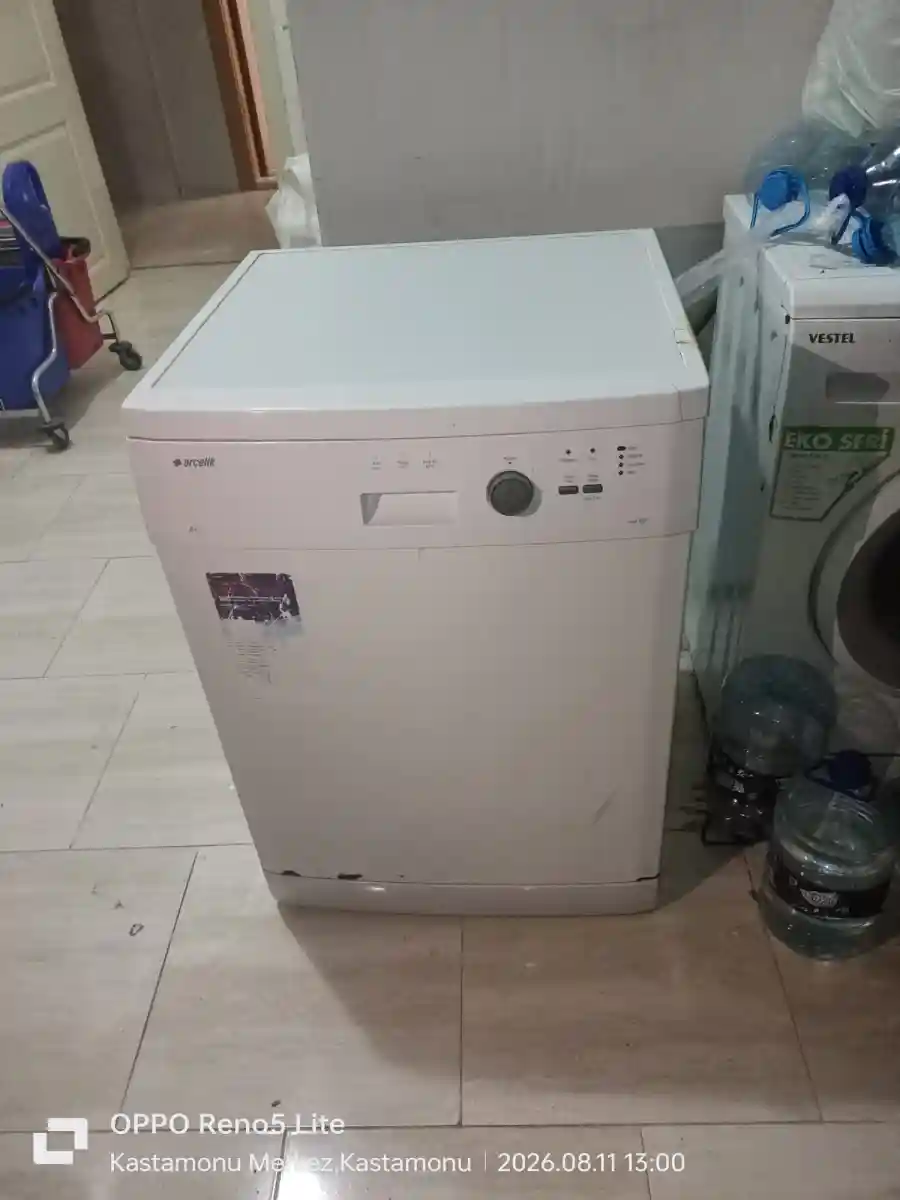 Arçelik 6233 beyaz a+ 3 programlı bulaşık makinesi