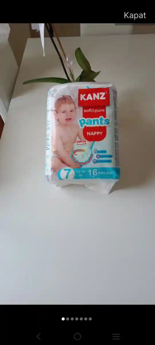 Kanz bebek bezi 7 numara