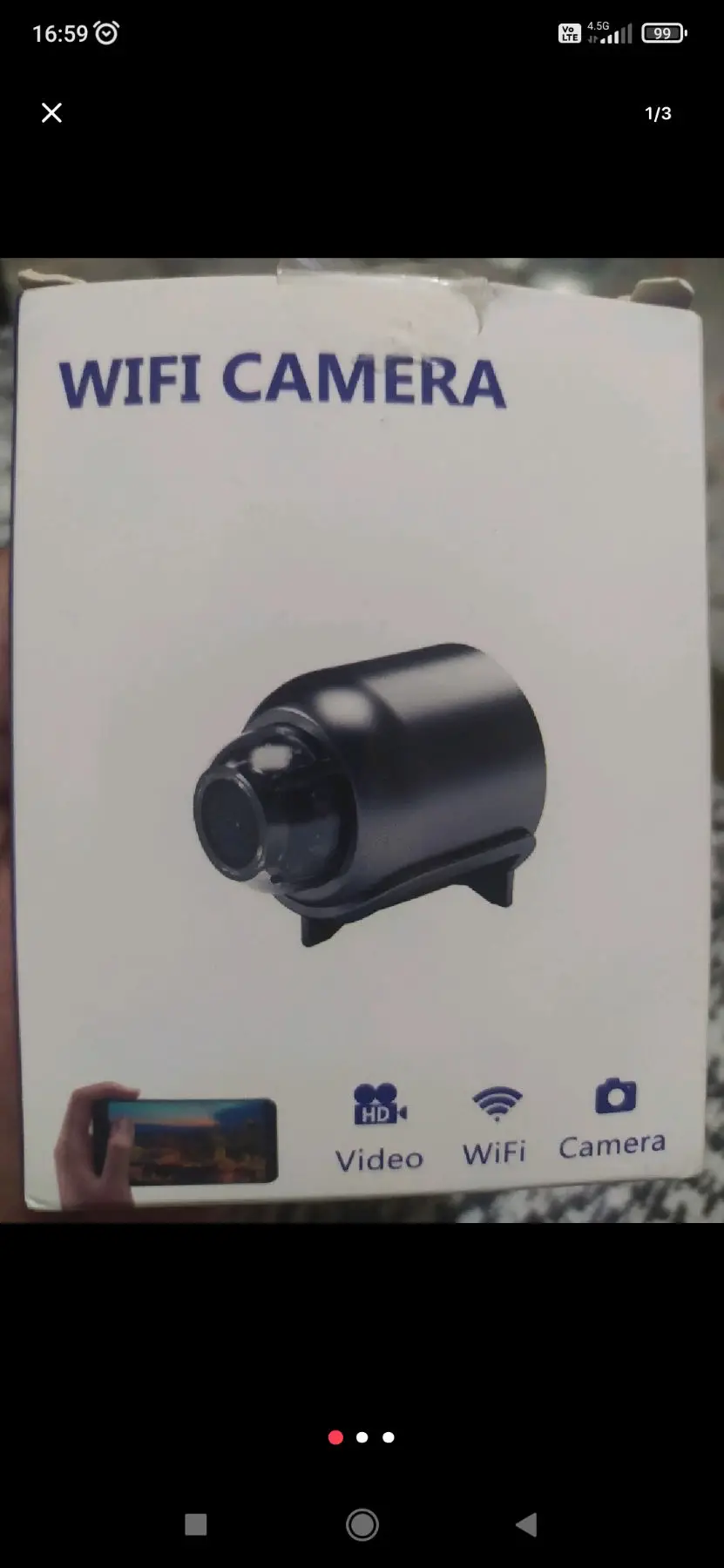 Küçük boyutlu wifi kamera sıfır ürün