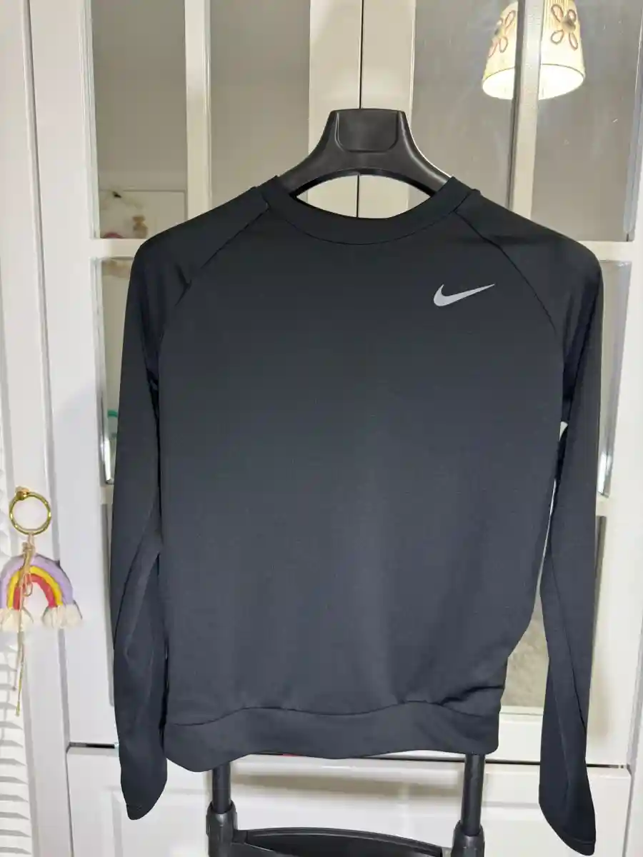 Orijinal nike siyah uzun kollu sweatshirt
