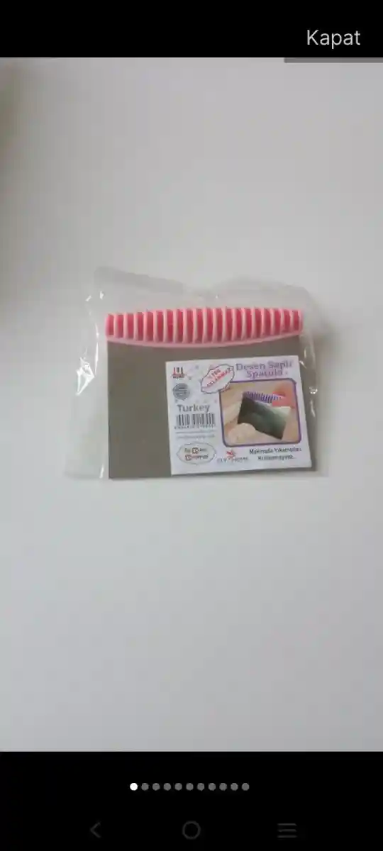 Pembe silikon spatula