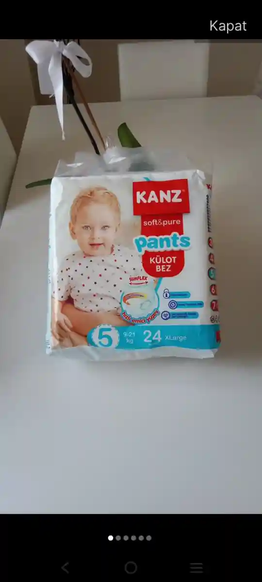 Kanz 5 numara pantolon bebek bezi