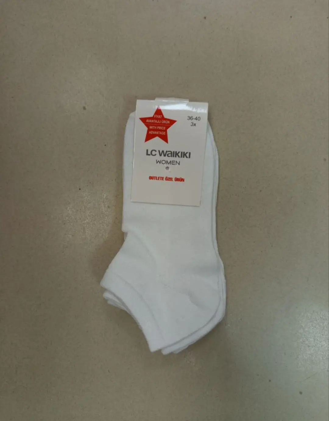 Lc waikiki kadın beyaz çorap