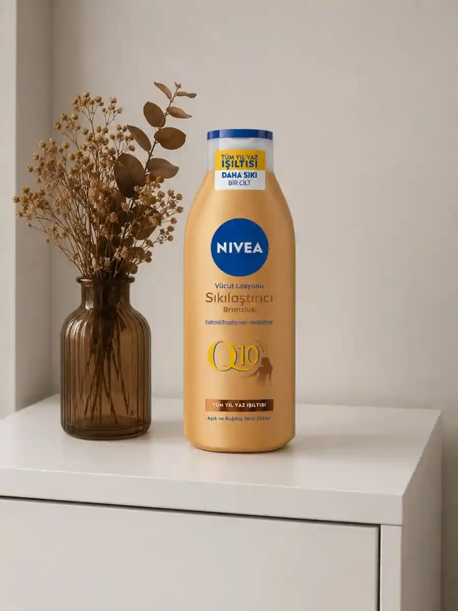 Nivea q10 vücut losyonu ilan görseli