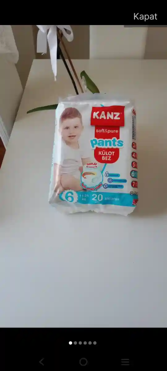 Kanz bebek pantolon bezi 20 adet