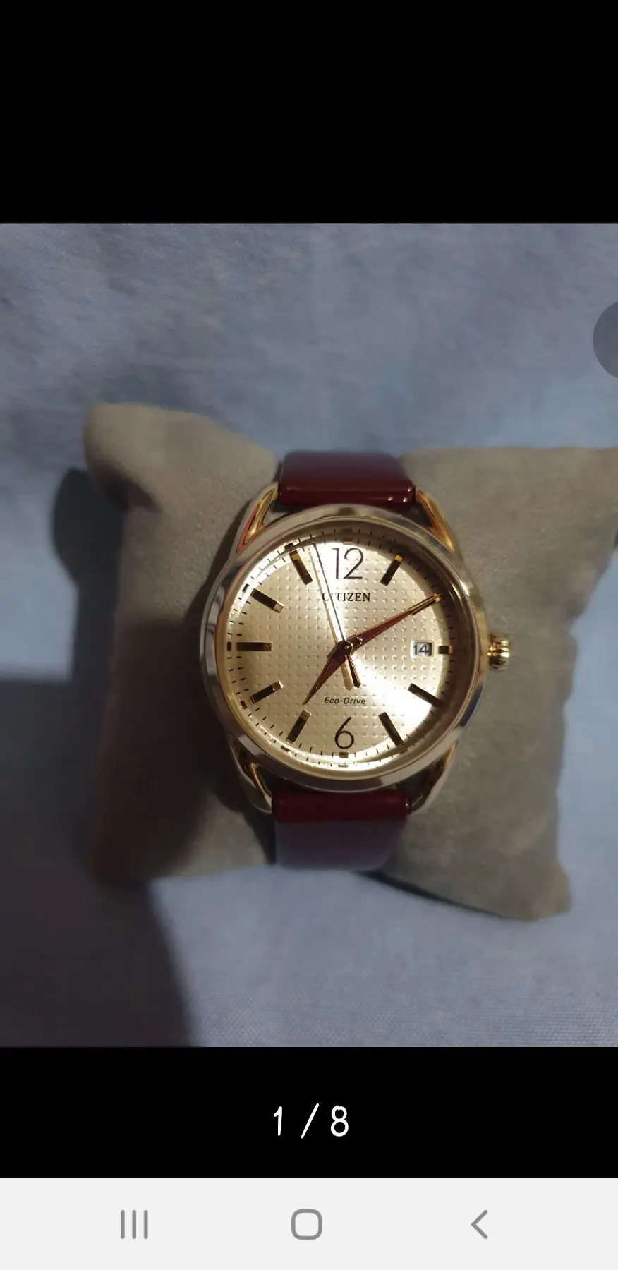 Sıfır gibi, sıfır ayarında, citizen eco drive bayan saat sıfır fiyatı 10 bin civarıdır