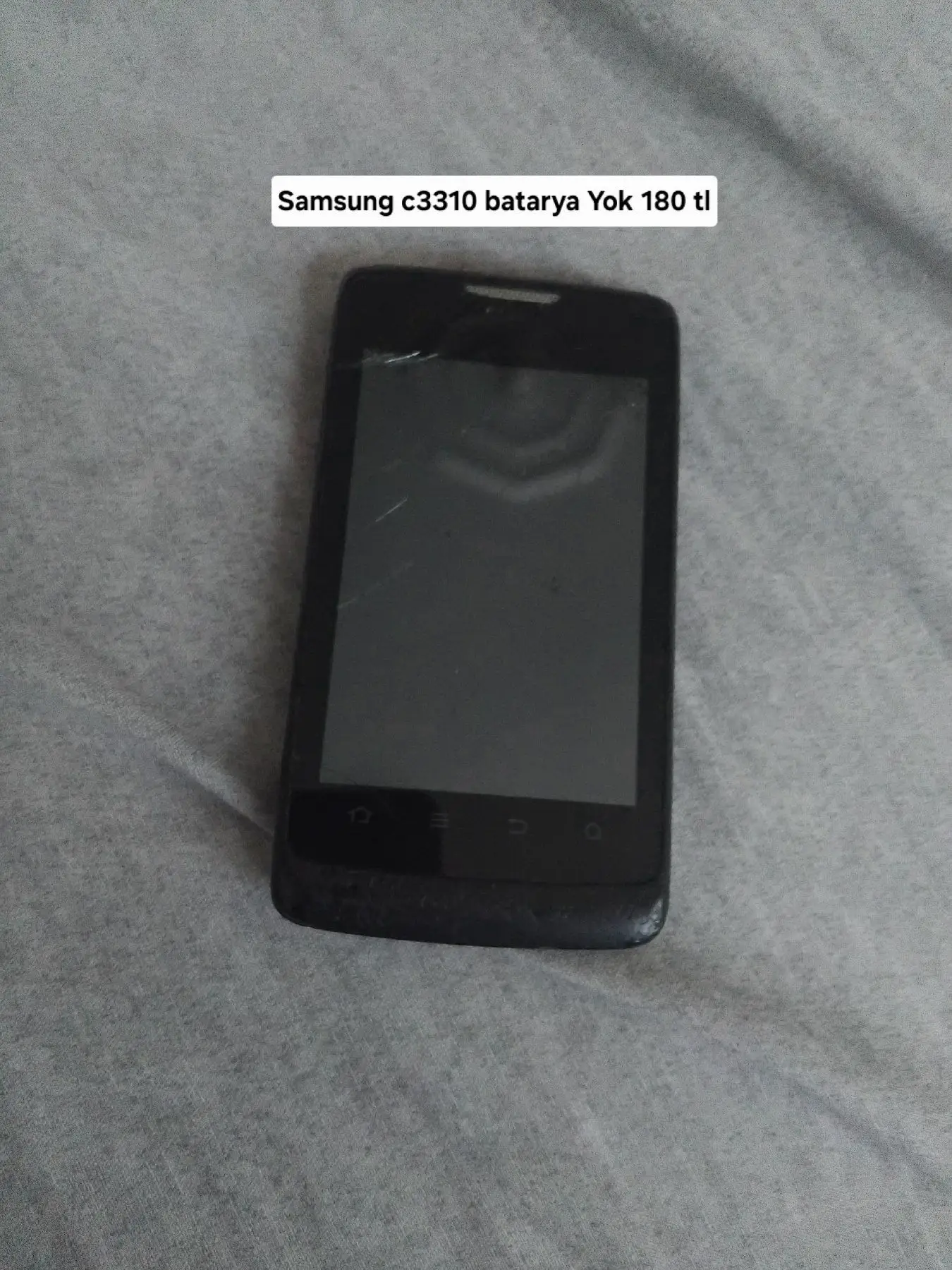 Samsung c3310 akıllı telefon, batarya yok