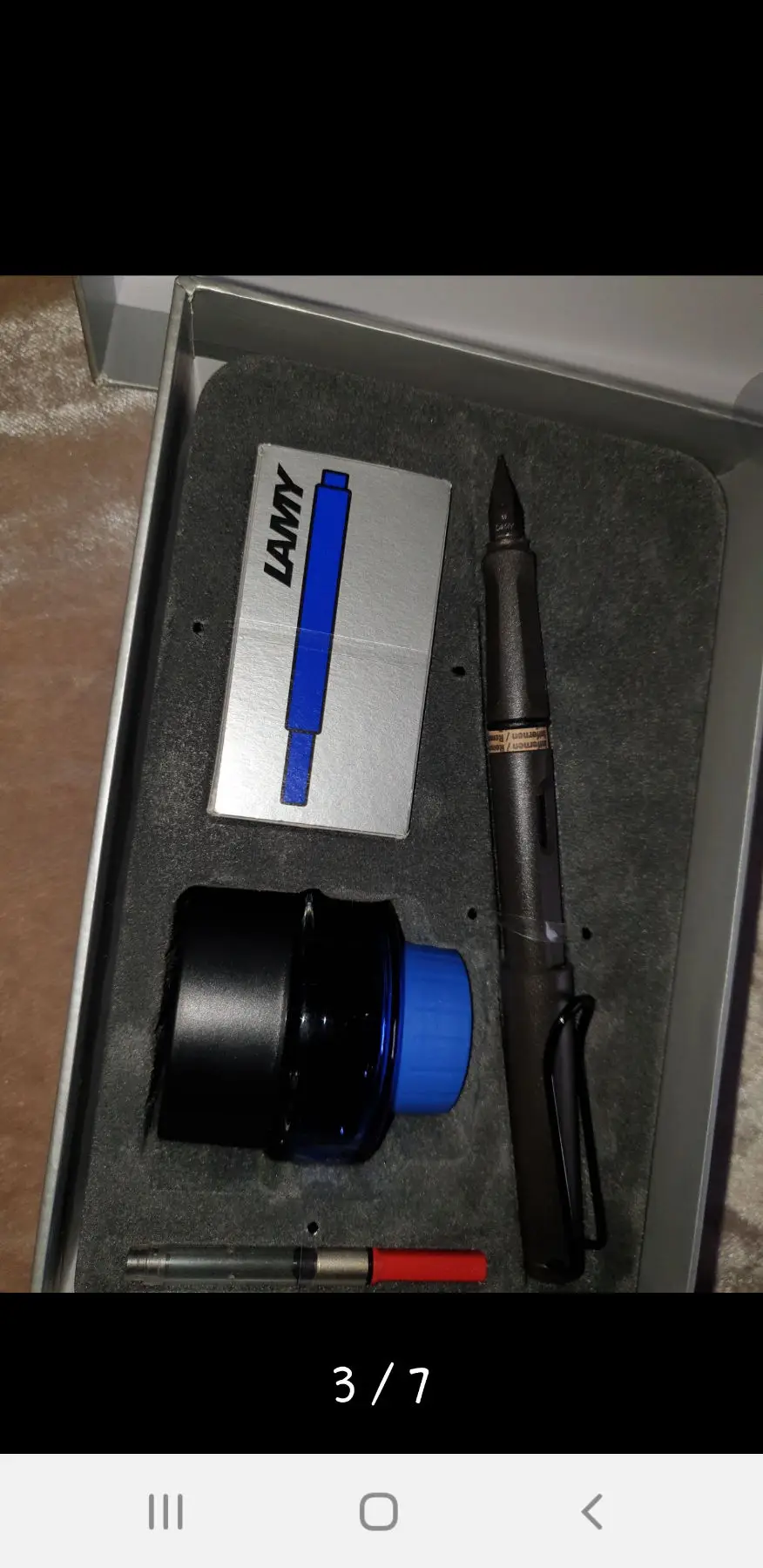 Lamy kalem seti ve mürekkep