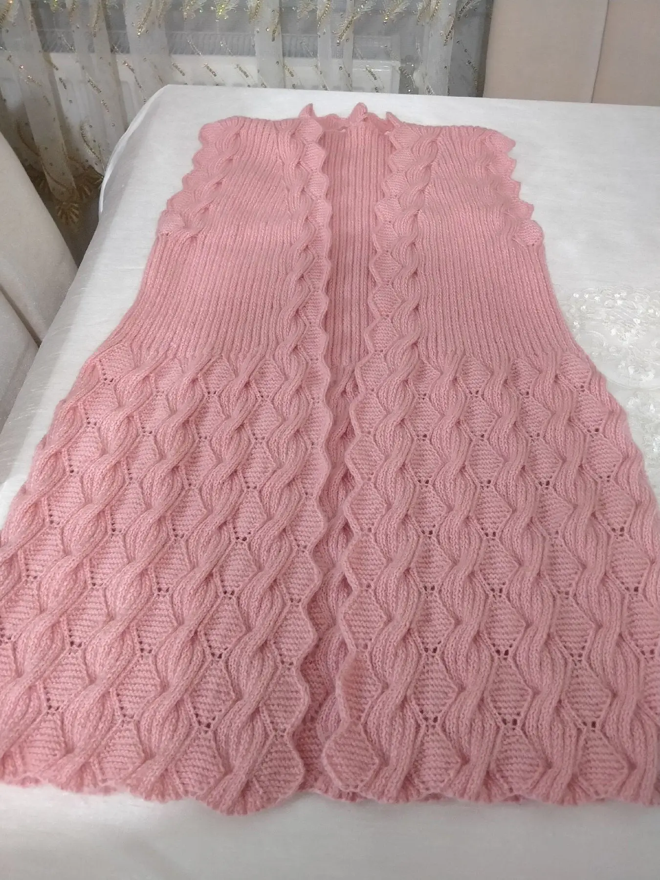 Pembe triko yelek