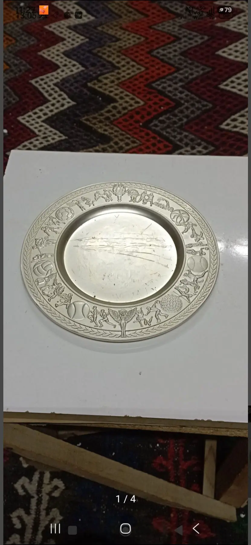 Bakır olimpiyat tabağı