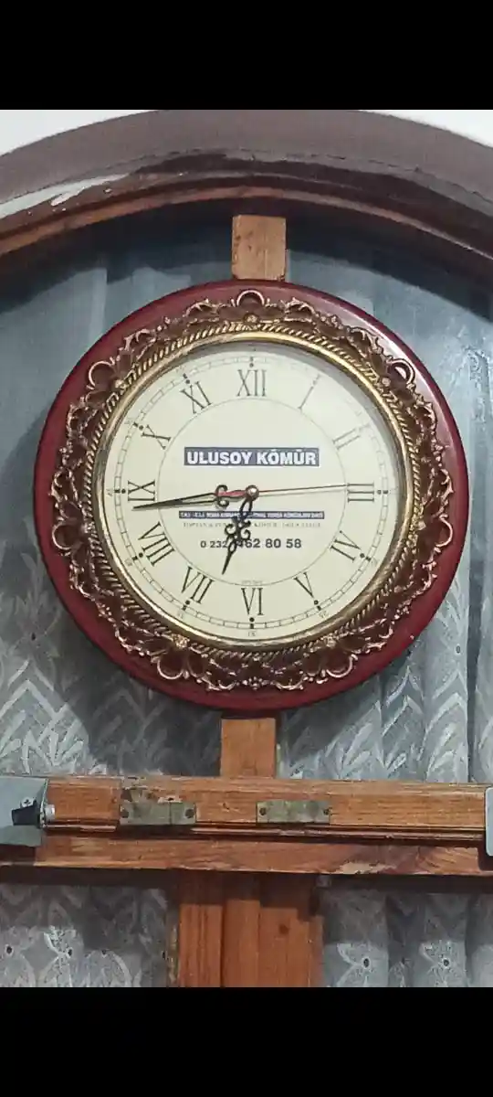 şık vintage 1985 duvar saati