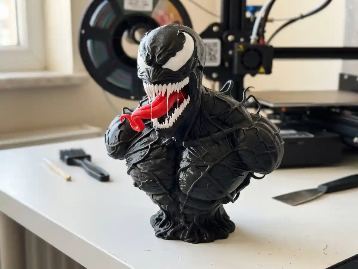 Venom aksiyon figürü - detaylı tasarım