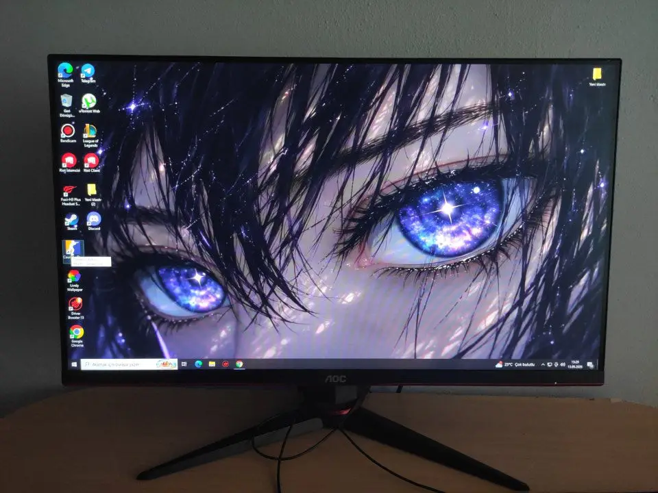 Aoc 27 i̇nç gaming monitör 75 hz i̇ps