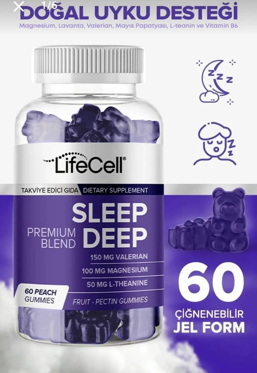 Doğal uyku destek takviyesi - lifecell
