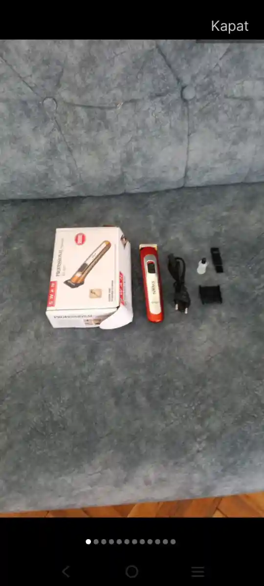 Traş makinesi yeni ve paketli ürün