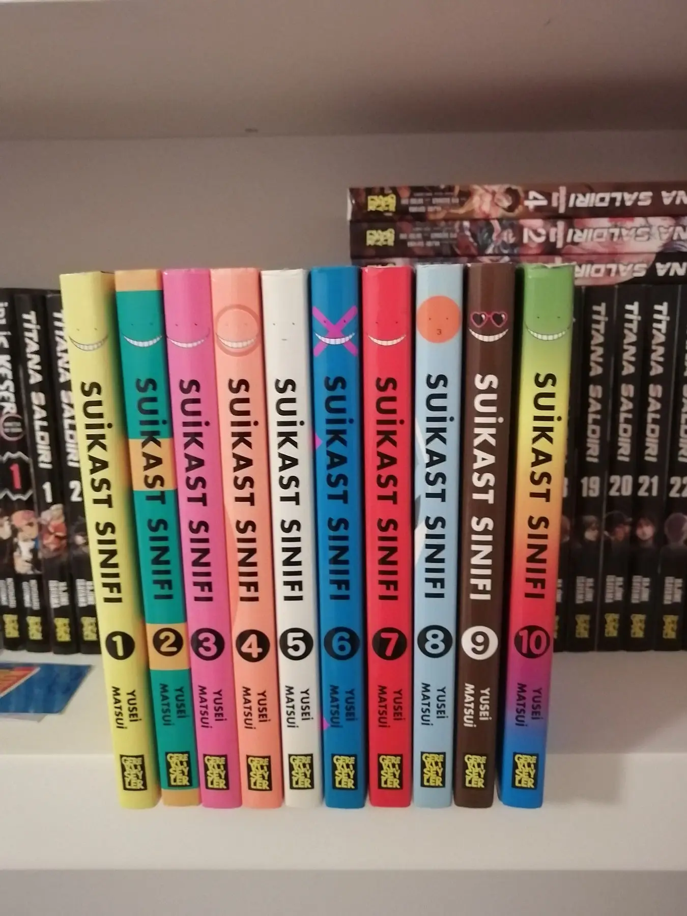 Suikast sınıfı 1-10 manga set