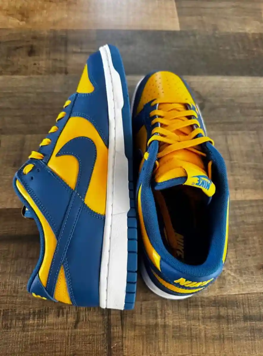 Nike mavi sarı spor ayakkabı
