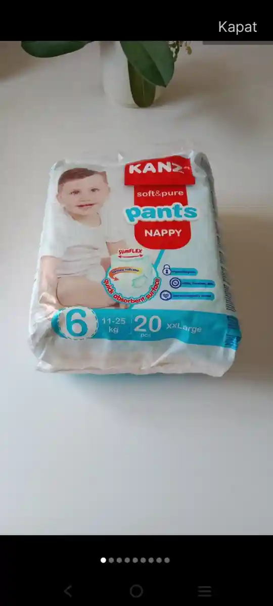Kanz bebek bezi 20'li paket