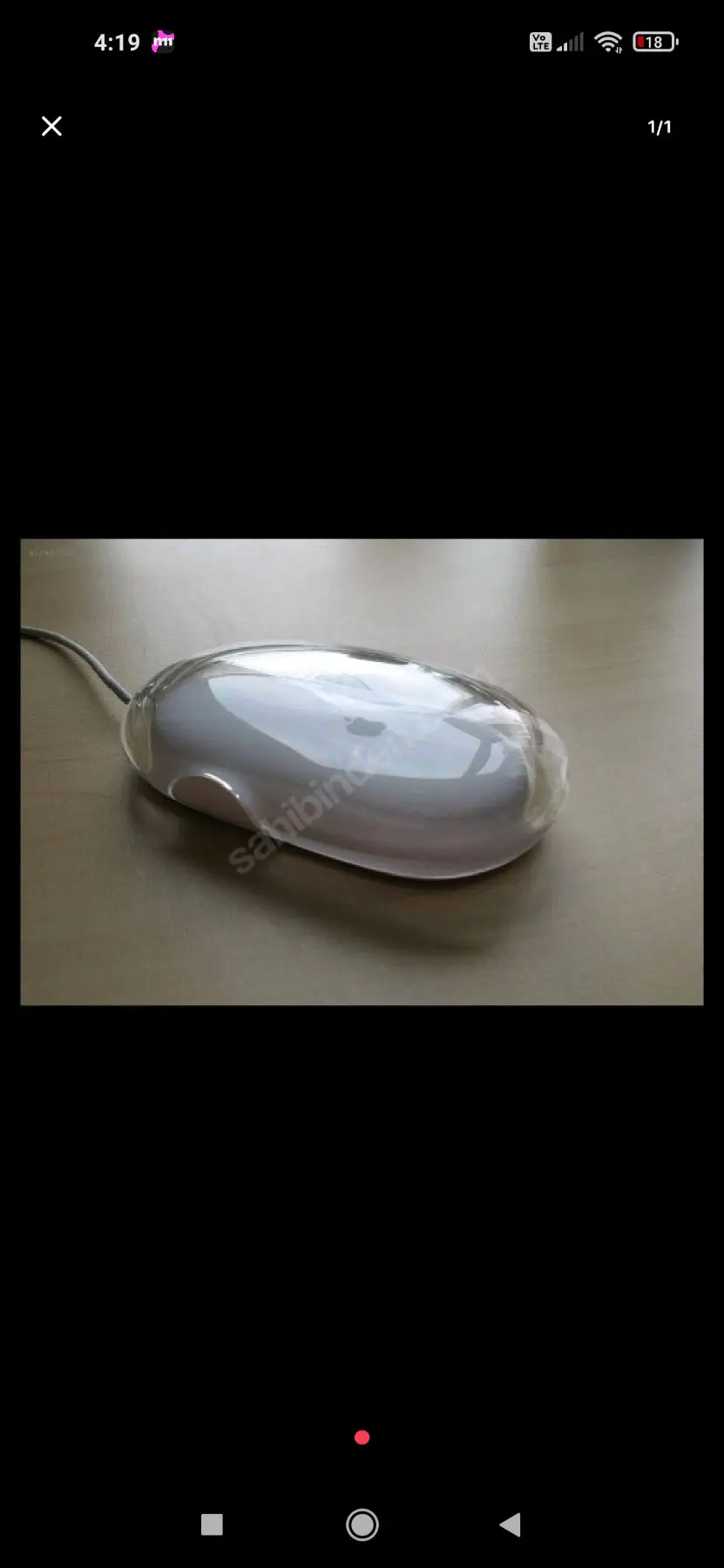 Apple kapaklı mouse