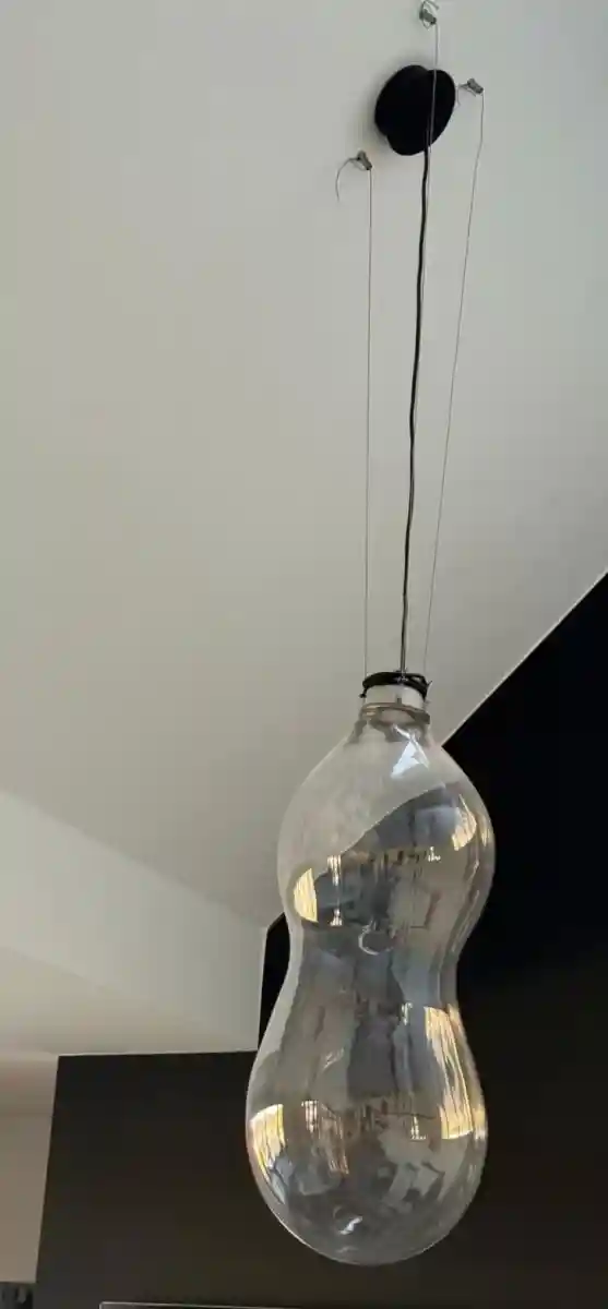 şık tasarımlı cam avize