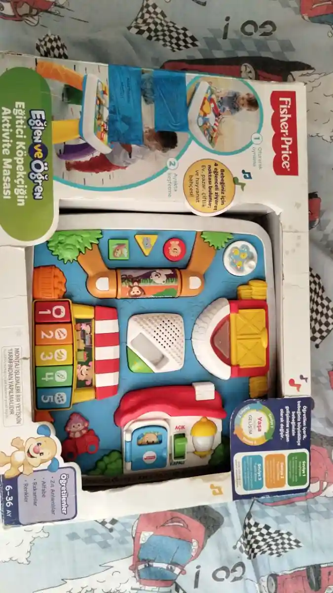 Fisher-price eğitici elektronik oyun masası ilan görseli