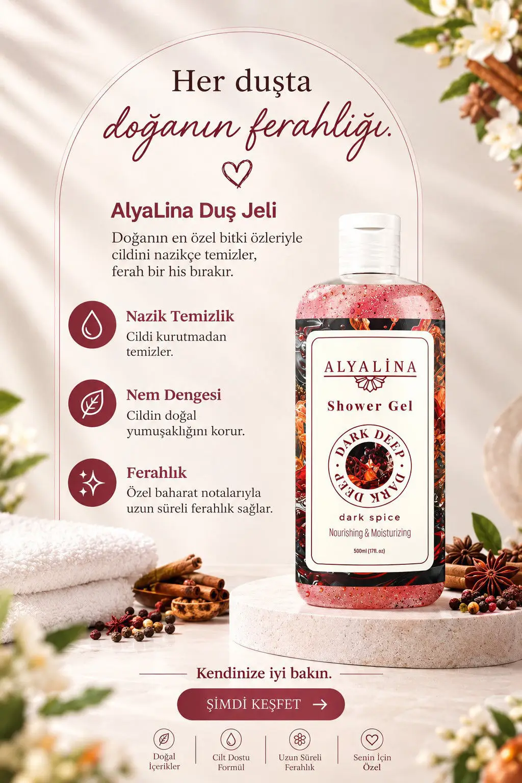 Alyalina doğal duş jeli