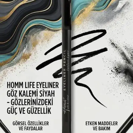 Homm life siyah göz kalemi