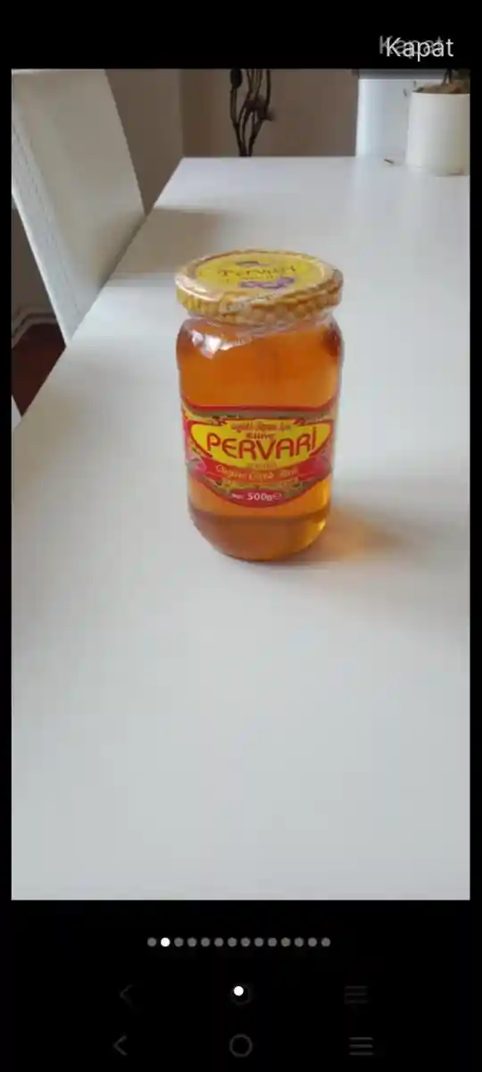 Doğal petek balı kavanozu