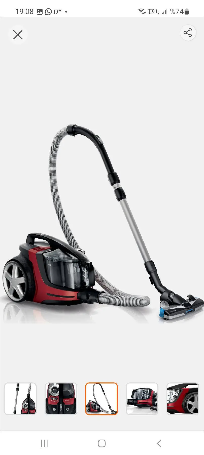 Phi̇li̇ps fc9925 power cyclone8 süpürge