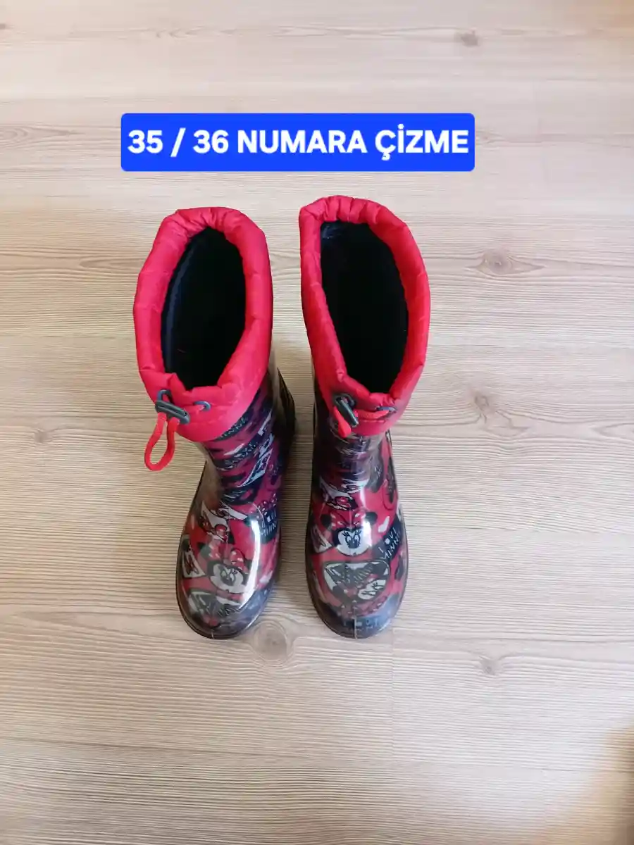 35/36 numara su geçirmez çizme