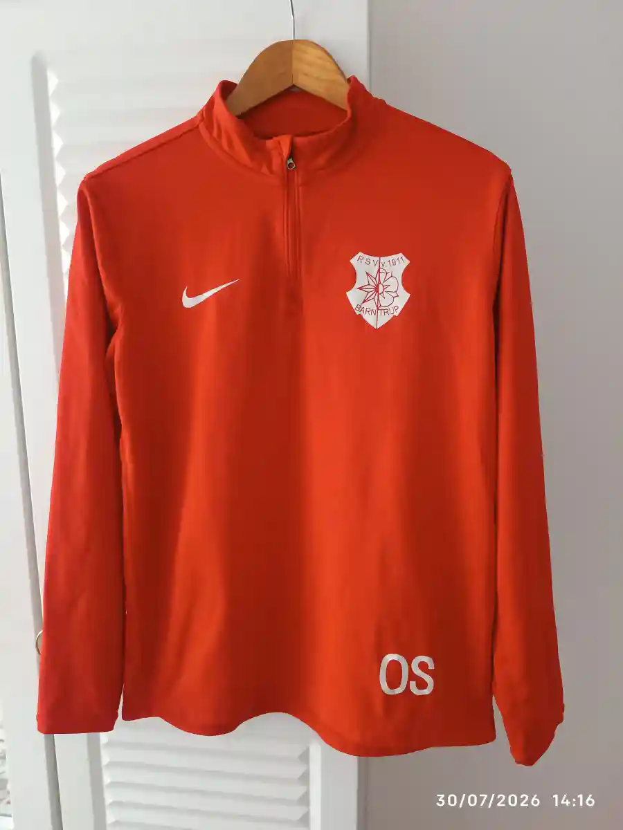 Orijinal nike kırmızı uzun kollu spor üst