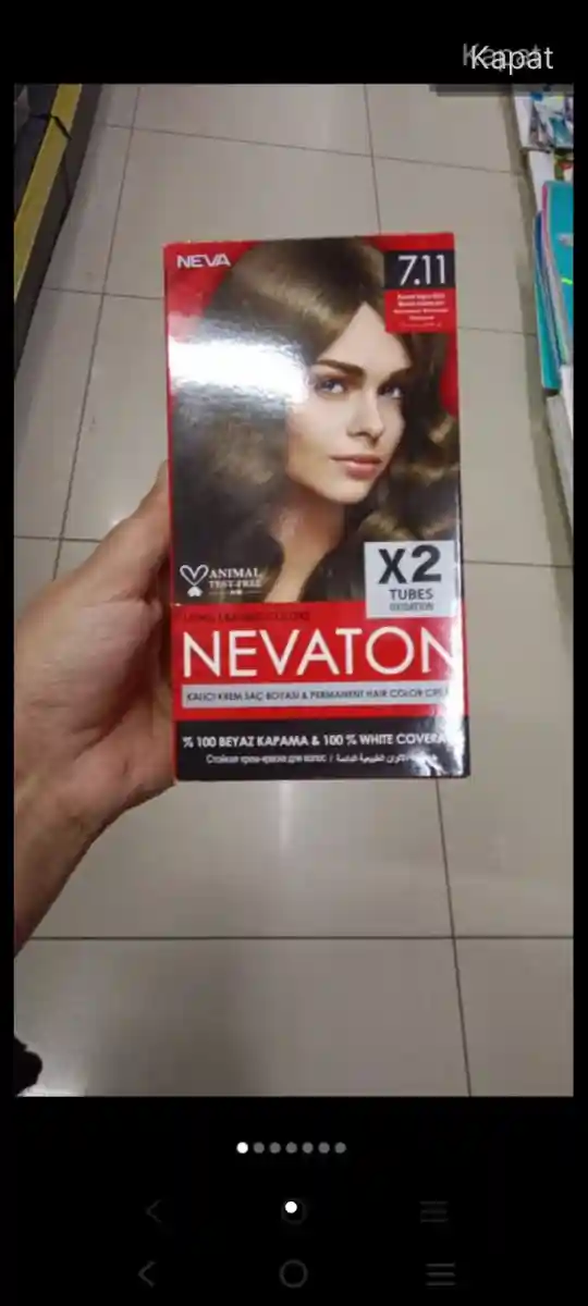 Nevaton 7.11 saç boyası