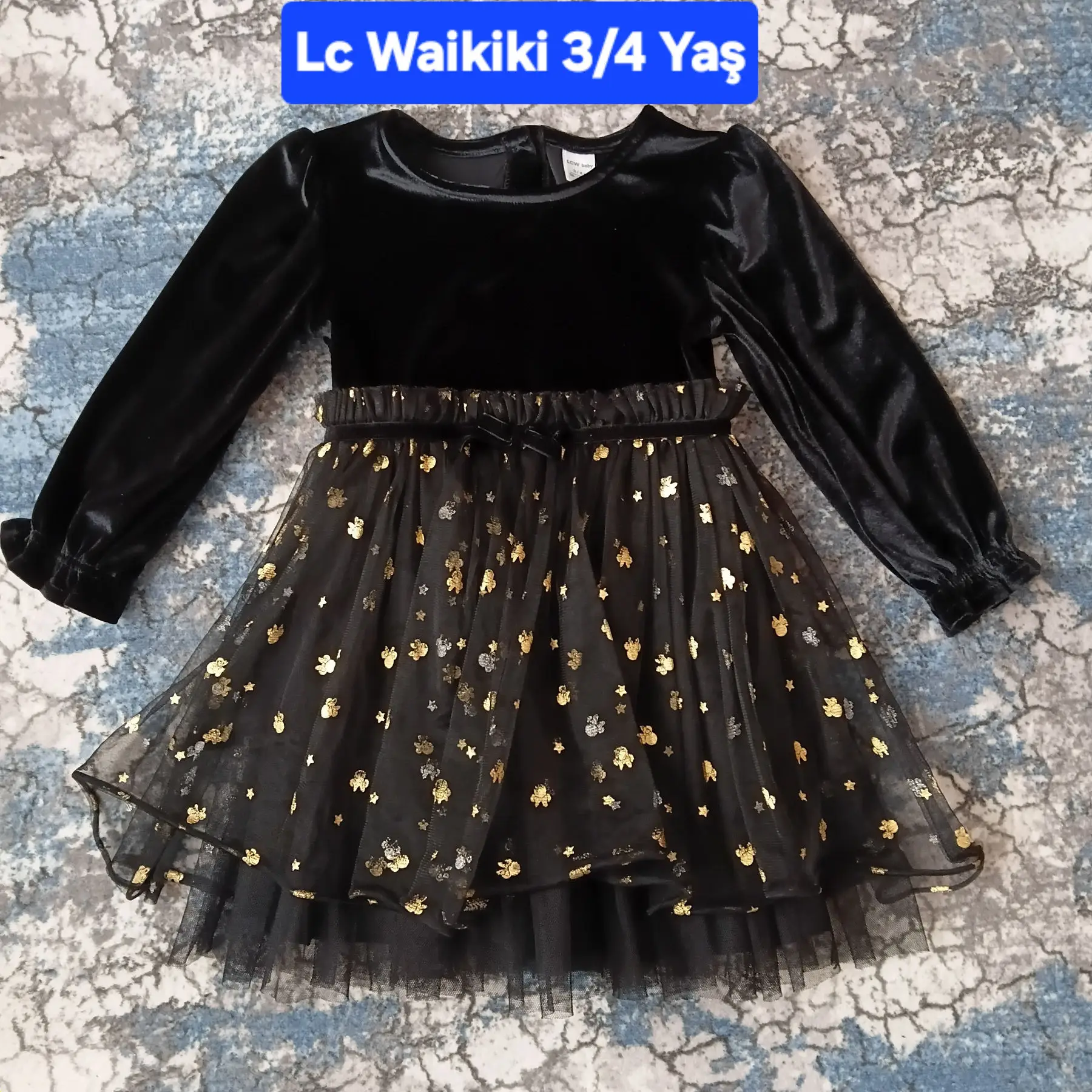 Lc waikiki 3/4 yaş kız elbisesi