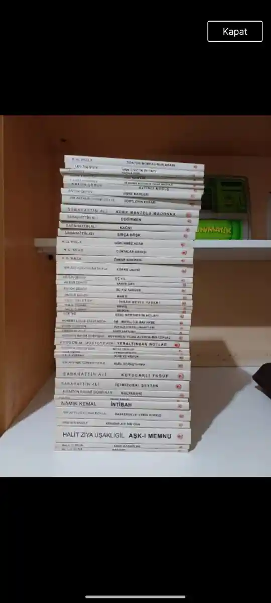 çeşitli roman seti iletişime geçin