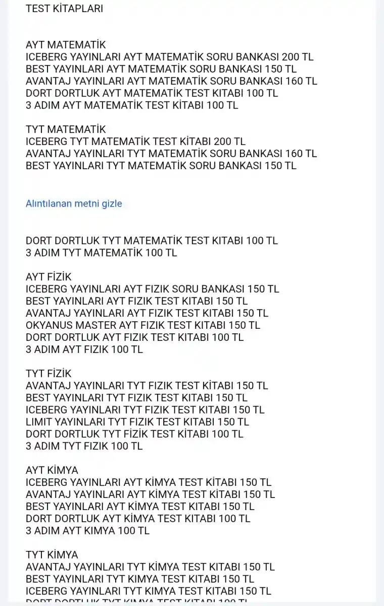 Test ki̇taplari ders anlatim föyleri̇ denemeler çoğu yeni̇ gi̇bi̇ hi̇ç kullanilmadi