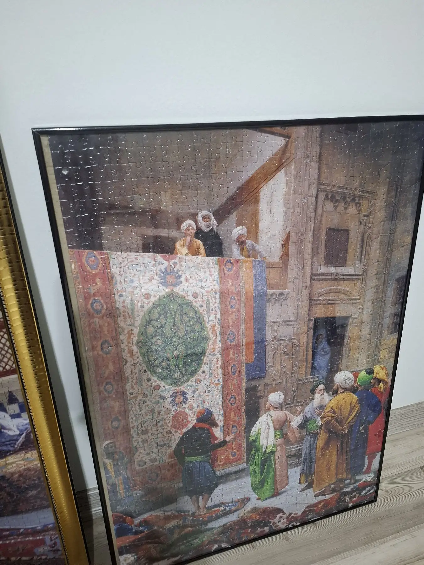 Renkli geleneksel tablo ( yapboz, puzzle  tablo)