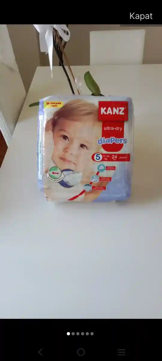 Kanz ultra-dry bebek bezi 5. boy