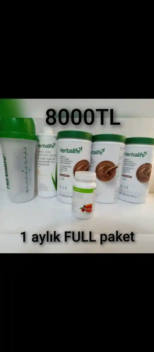 Herbalife 1 aylık besin paketi