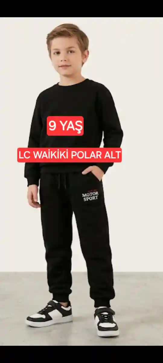 9 yaş çocuk polar alt ilan görseli